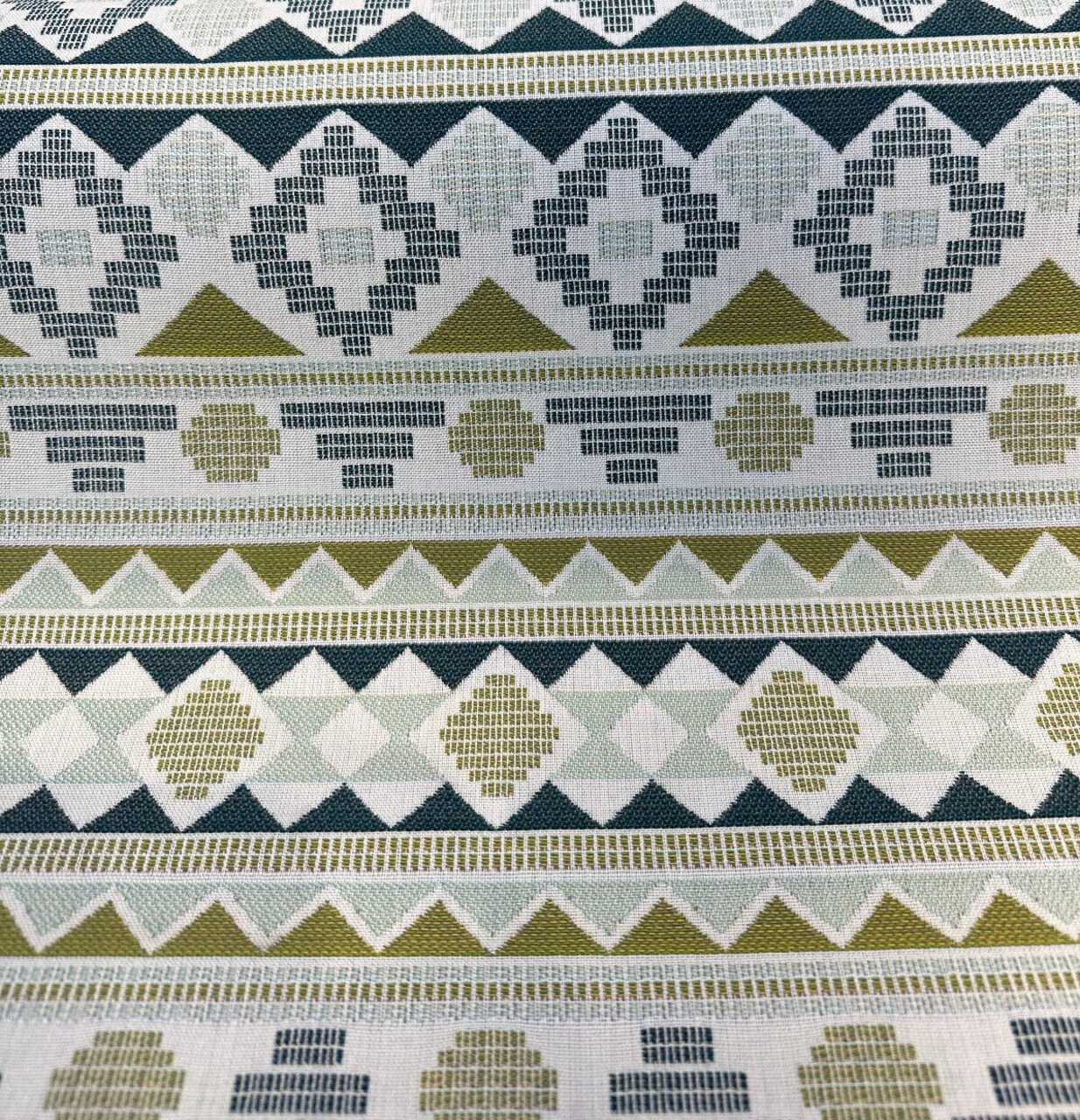 1 Yard Inca Lime Outdoor Jacquard Upholstery Fabric 54" Width 100% Sunbrella Acrylic